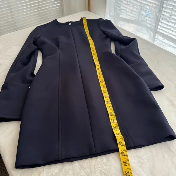 ACNE STUDIOS Ebele Long Sleeve Dress Size 32 XXS 0 Navy Blue NWOT Designer